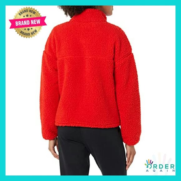 Fleece Zip-Up Sherpa Jacket Women's Cozy Winter Chic Oversized Fit - Picture 3 of 8